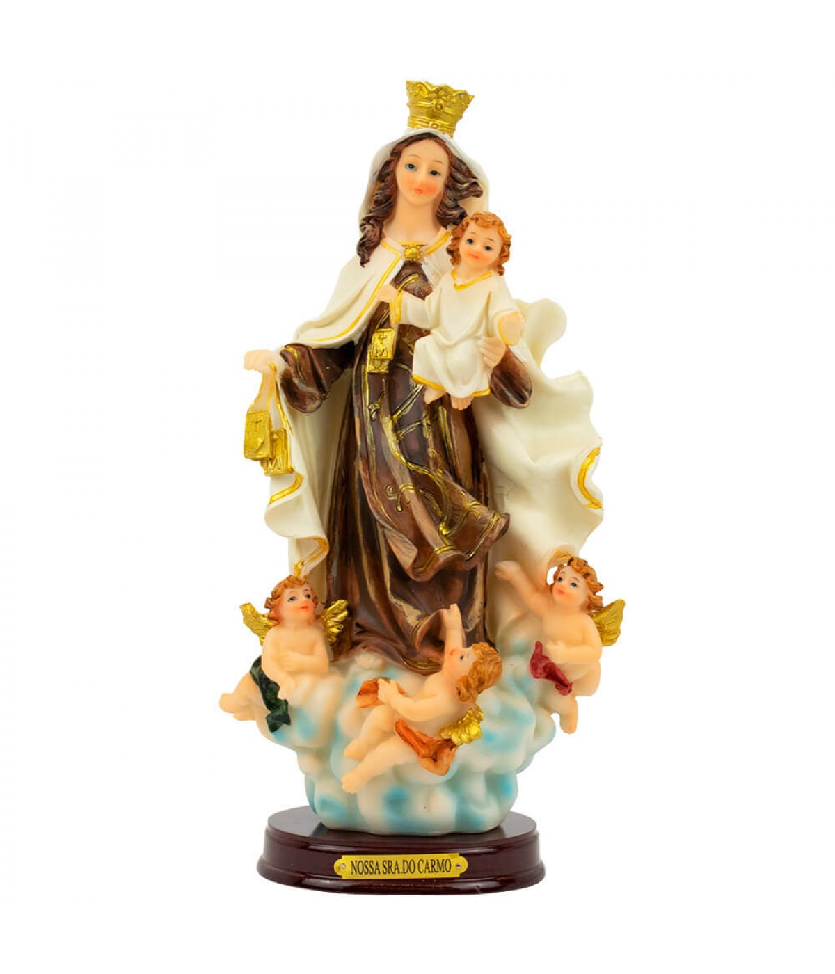 Nossa Senhora Do Carmo 25cm - Enfeite Resina