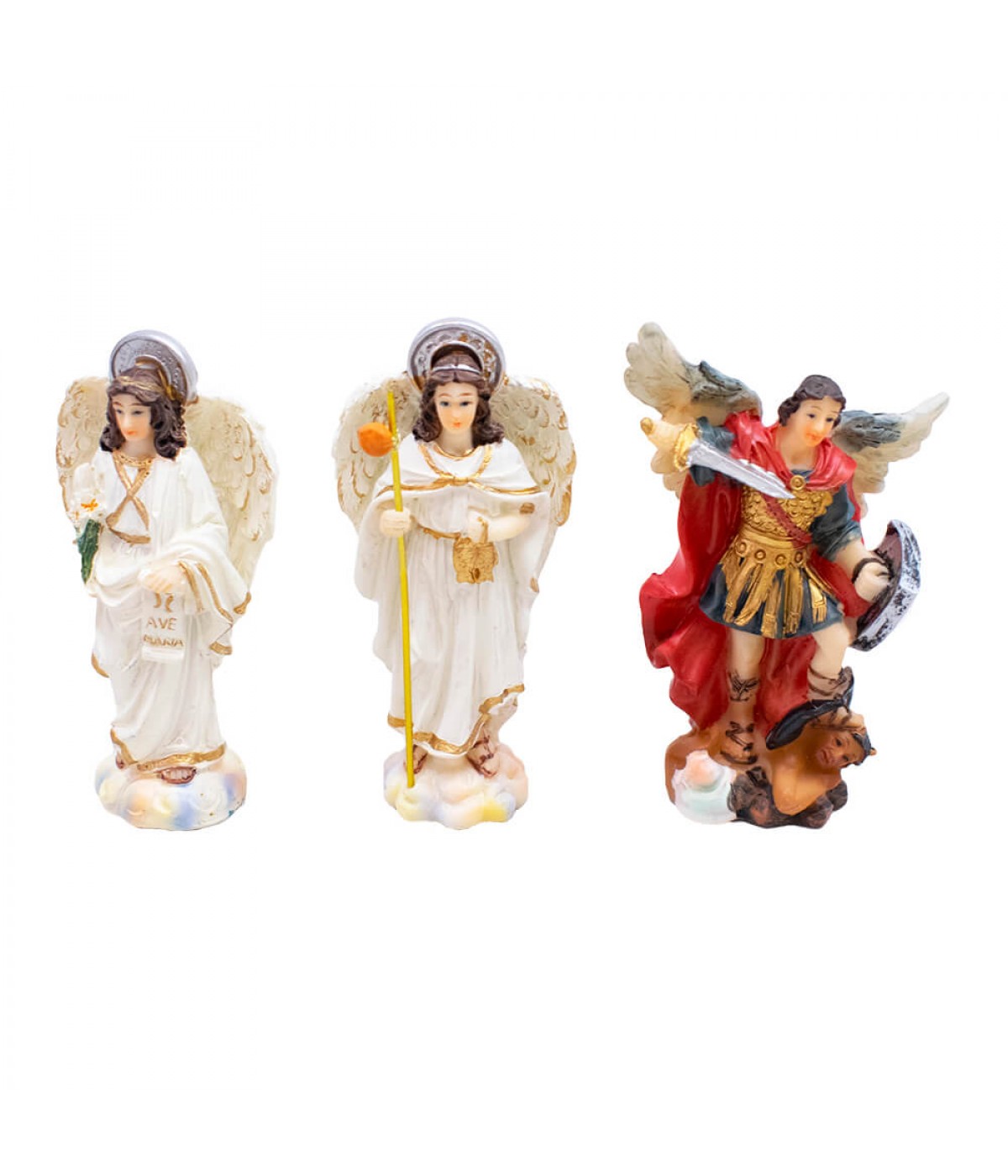 Três Arcanjos 9cm - Enfeite Resina