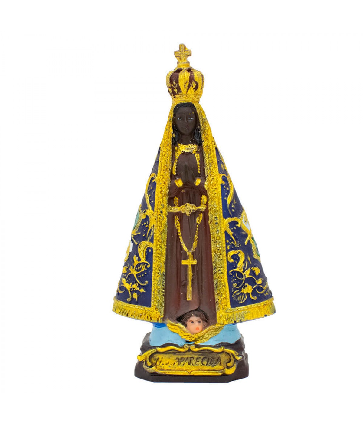 Nossa Senhora Aparecida 10cm - Enfeite Resina