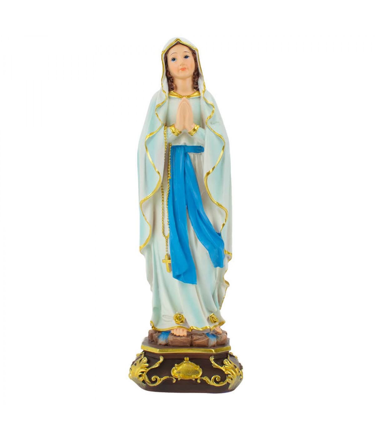 Nossa Senhora De Lourdes 23cm - Enfeite Resina