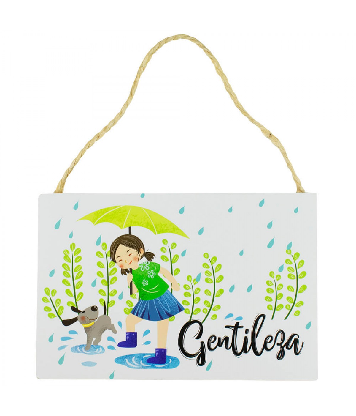 Placa Decorativa Gentileza 20x30cm