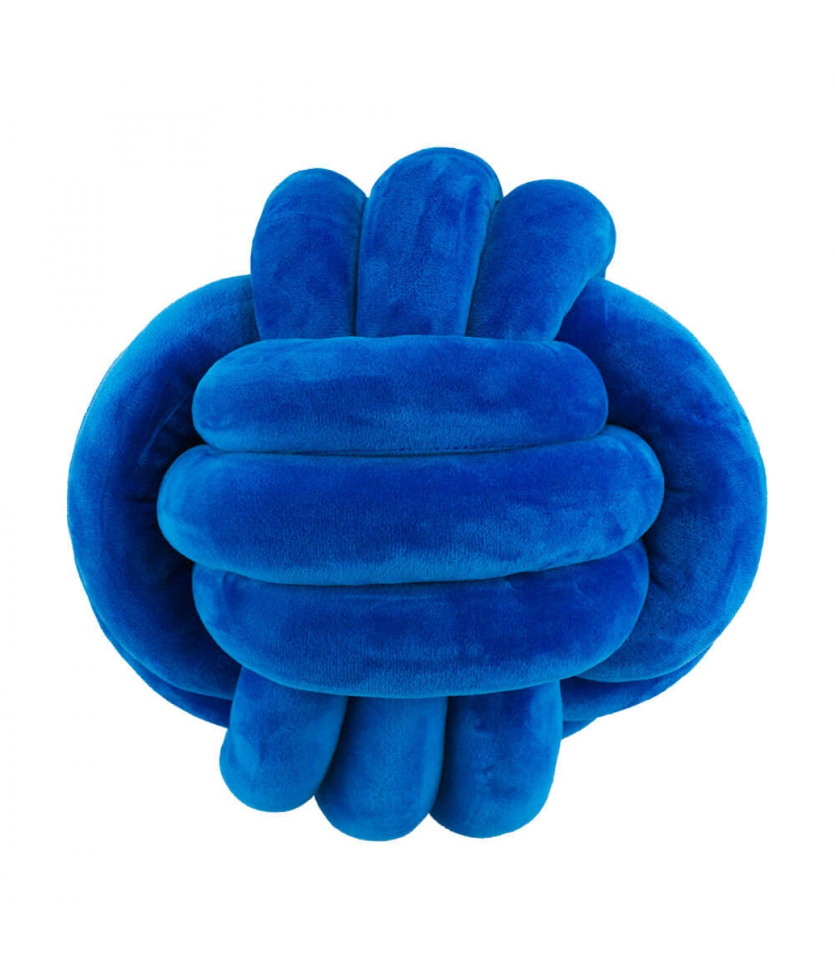 Almofada Cordões Amarrados Azul 23x23cm