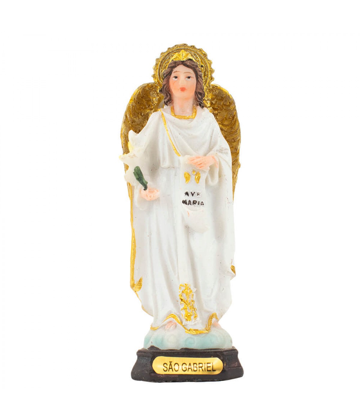 São Gabriel 8cm - Enfeite Resina