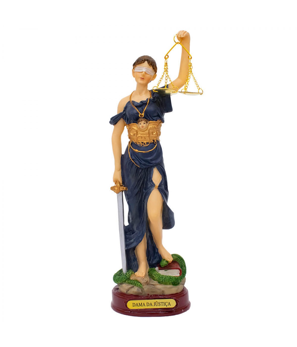 Dama Da Justiça 23cm - Enfeite Resina