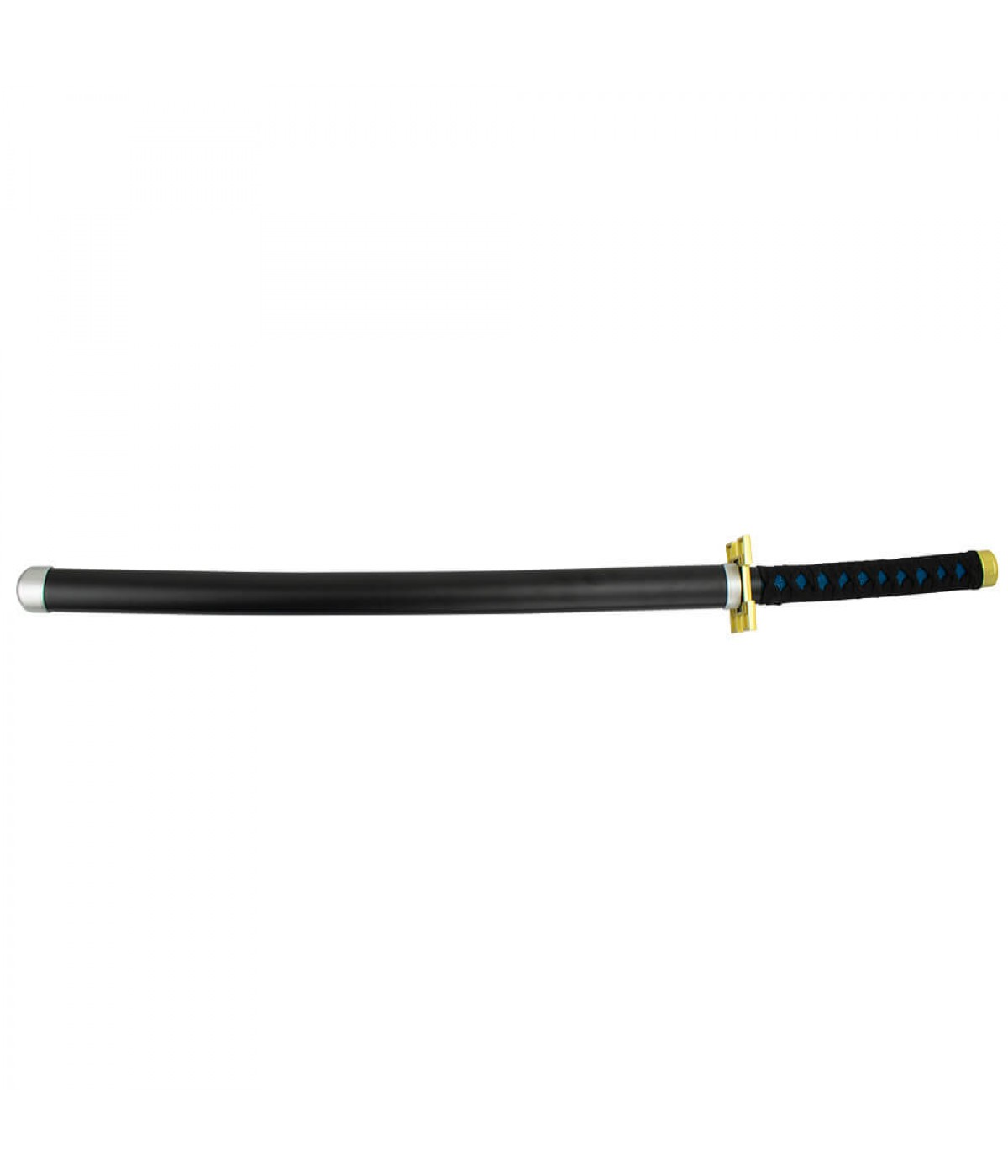 Espada Decorativa Japonesa Katana Preta Samurai Modelo C 75cm