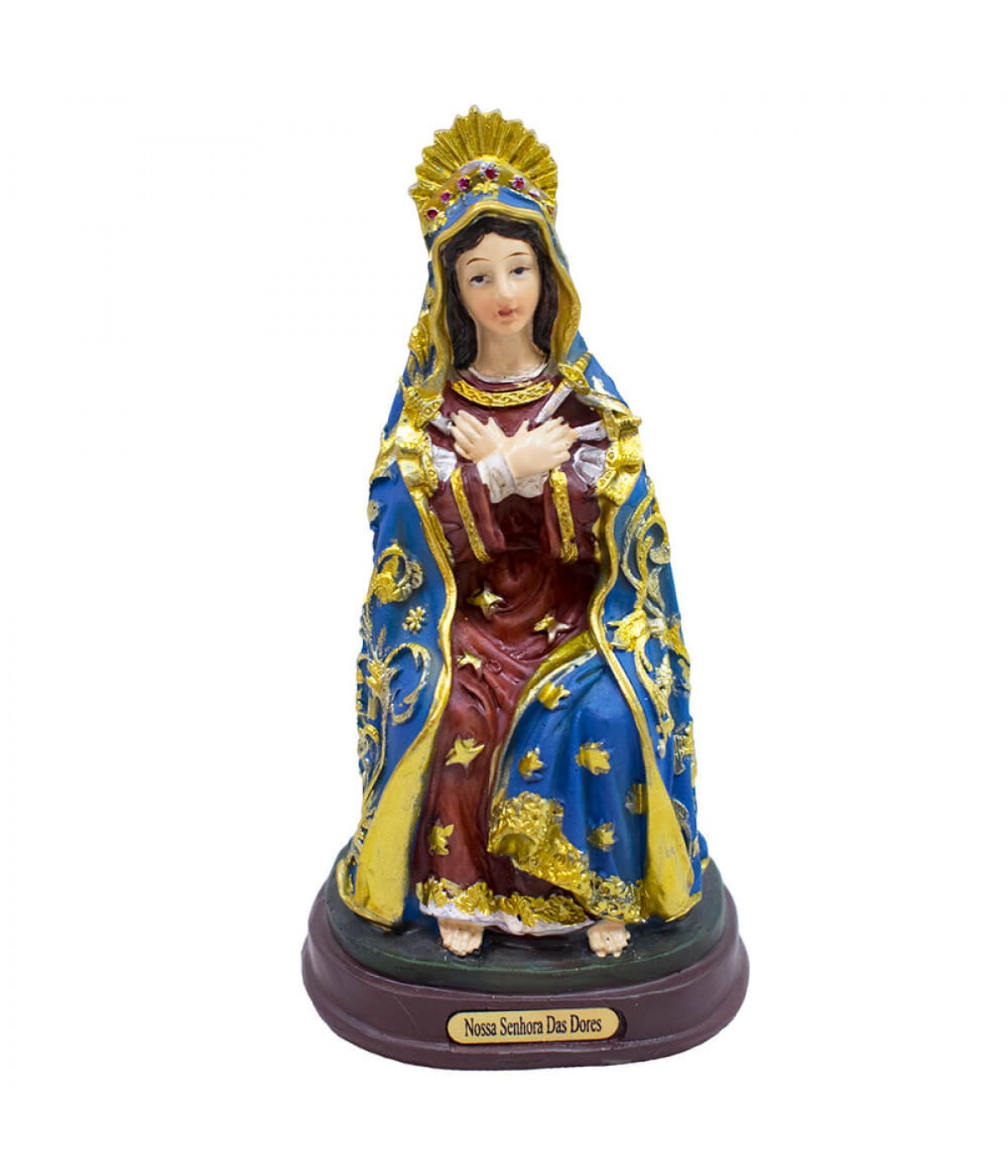 Nossa Senhora Das Dores 14cm - Enfeite Resina