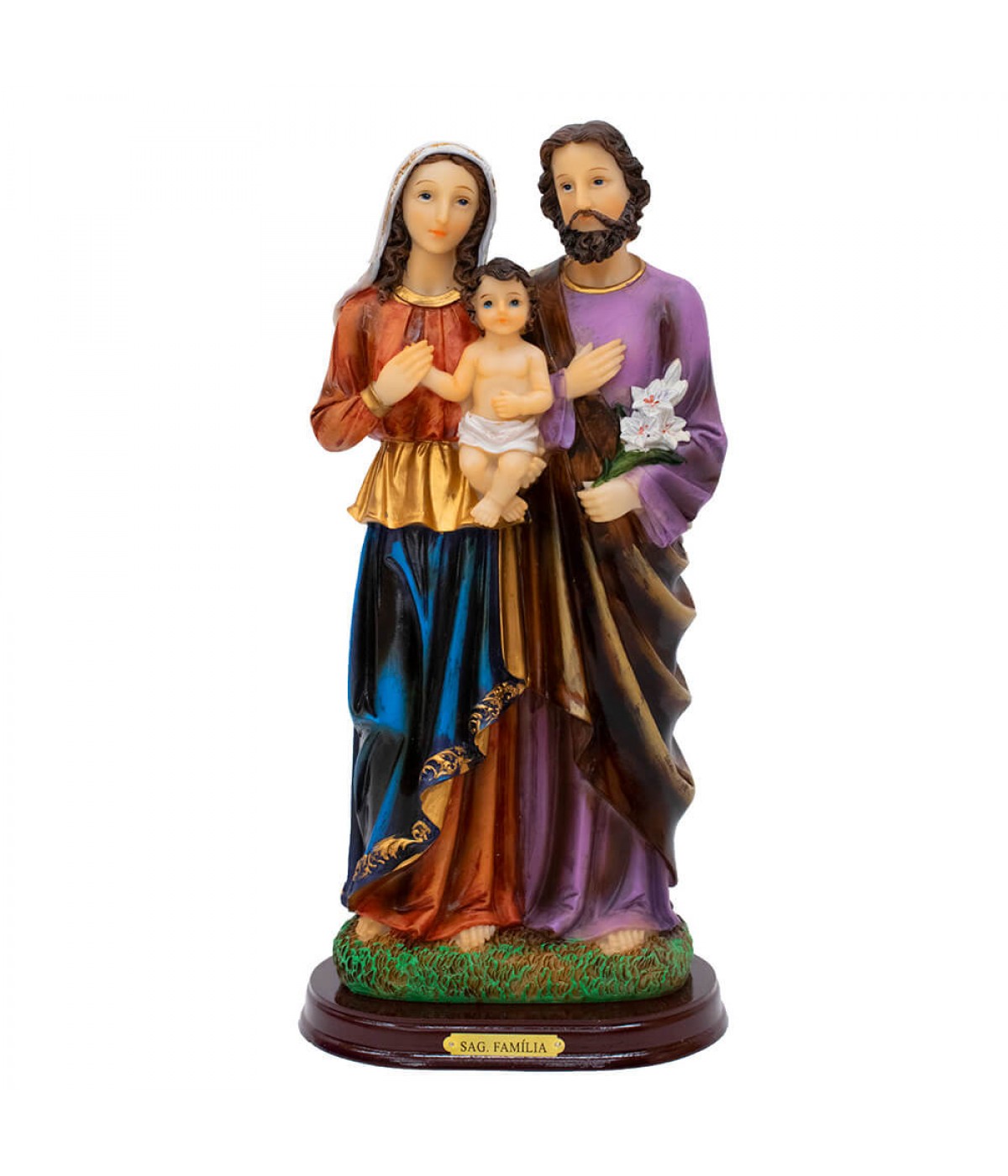Sagrada Família 31.5cm - Enfeite Resina