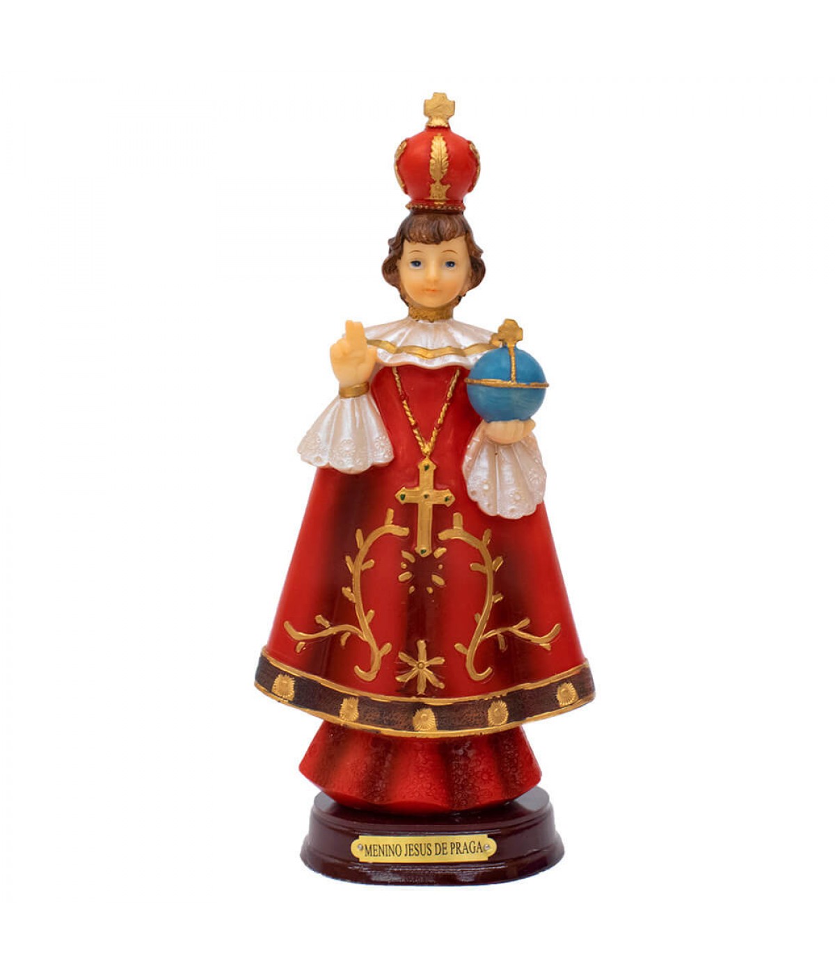 Menino Jesus De Praga 21cm - Enfeite Resina